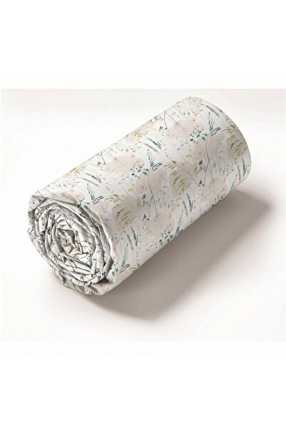 Maki Home Makiteks 100% βαμβακερό σεντόνι με λουλουδάτο σχέδιο, 40 εκ. εξαιρε...