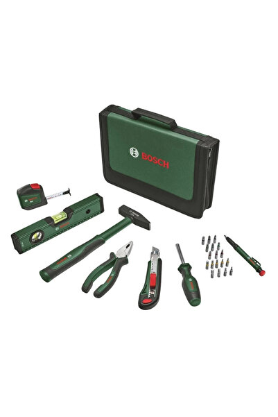 Bosch 1600A02BY6 Dolu Takım Çantası - El Aleti Seti Universal Set 1 25 Parça