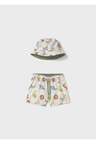 MAYORAL Baby Boy Hat and Swim Shorts