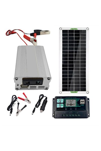 OEM Φορητό κιτ ηλιακών πάνελ, μετατροπέας, 2 θύρες USB και ελεγκτής φόρτισης ...