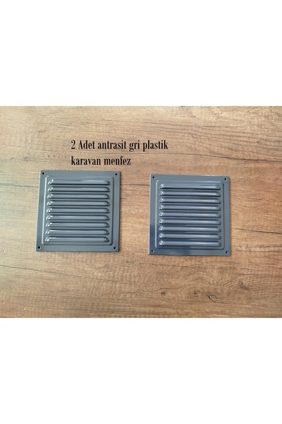 ÇELİK MENFEZ Karavan Menfez Plastik 15x15 antrasit gri