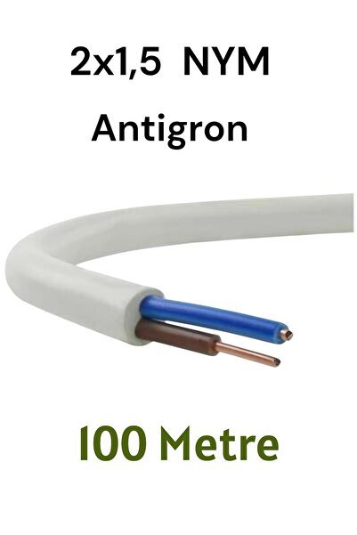 SAHAN 2X1,5 Nym Antigron (Alüminyun) Kablo