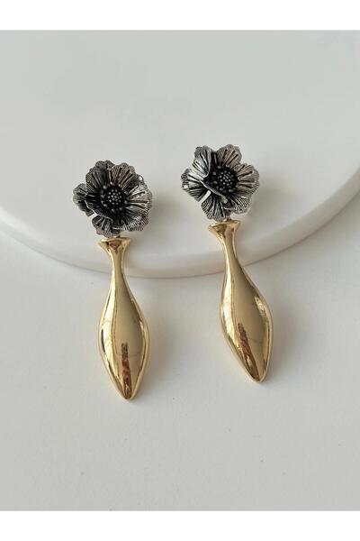 MU&ME BOUTİQUE Earrings Flower Zra Model