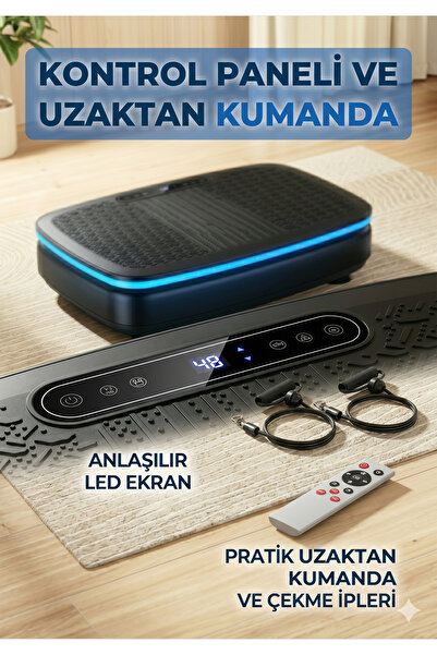 ROBO Vibrofitto PRO Titreşimli Egzersiz Aleti Ambiyans Led Işık Ultra Güçlü