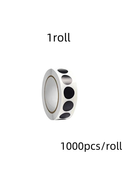 Choice14 Black-1000pcs roll 1000 PCS Color Dot Label Sticker Classification M...