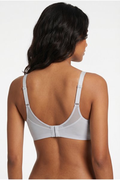MODA Laser Cut Tulle Detail Seamless Non-Marking Bra
