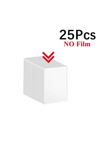 Choice1 حافظة بطاقات كورية شفافة (بدون فيلم حماية) 25/50 قطعة مع فيلم واقي شف...