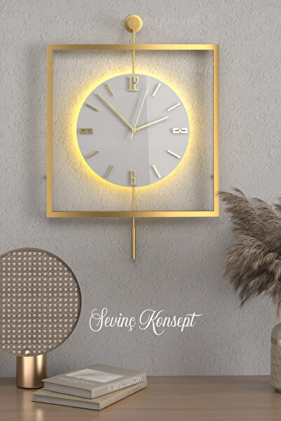 Empressco Led'li Gold Quadro Yuvarlak Kristal Orta Boy, Modern Dekoratif Sark...