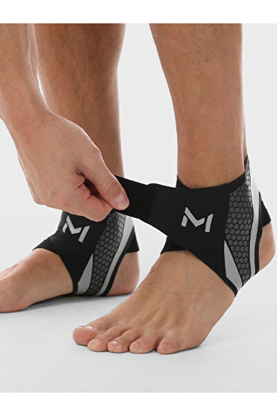 Choice1 Black 1pc Cooper Ankle Support Compression Foot Sleeves for Men and W...