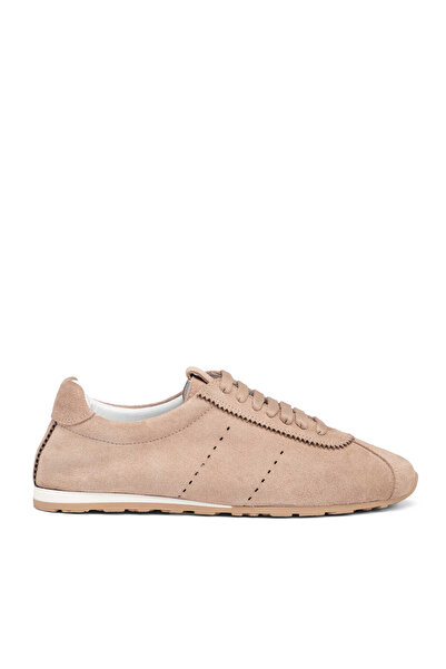 Tergan Pudra Hakiki Süet Deri Kadın Sneaker - K25I1AY68063-A47