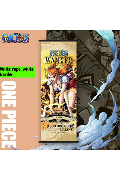 Choice6 Bandai Hanging painting-9 New One Piece Long Wall Scroll Cartoon Monk...