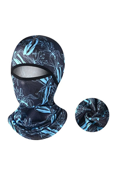 Choice4 قناع وجه كامل من ماركة MapleBlue للصيف مصنوع من الحرير الجليدي للدراج...