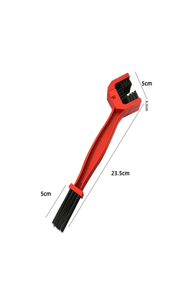 Choice1 red Portable Chain Cleaner Motorcycle Road Bike Chain Clean Brush Bic...