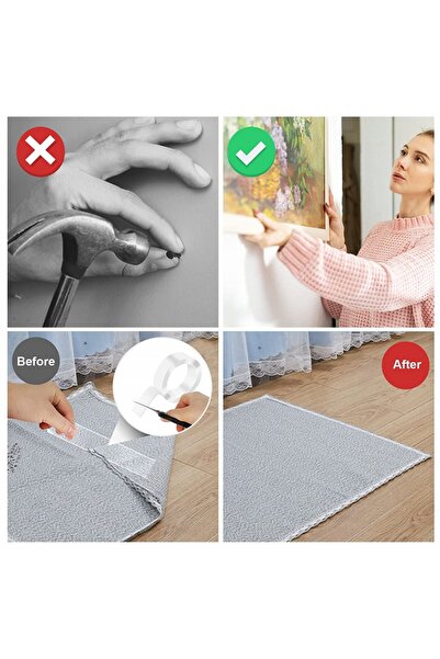 Bukamkom Set de 2 role de bandă adezivă dublă, PET, transparentă, 10 m