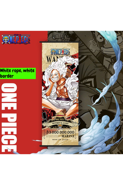 Choice4 Bandai Hanging painting-11 New One Piece Long Wall Scroll Cartoon Mon...