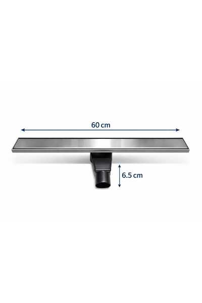 aquaflowsuzgecpro 60 cm Duş Kanalı Lineer Yer Süzgeci Paslanmaz Koku Önleyici...