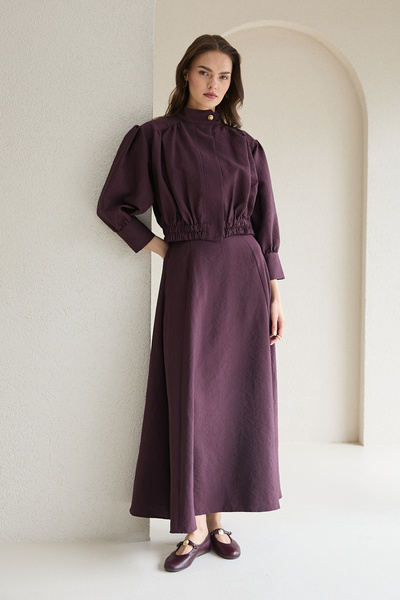 Melike Tatar Σετ με μπουφάν bomber και φούστα 32-2786