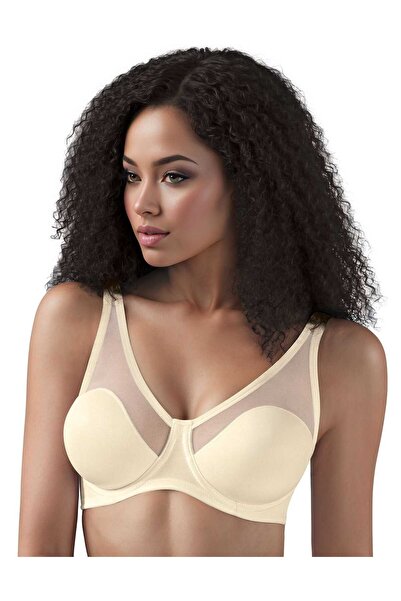 Le Jardin Sutien efect modelator Soft Cap cu detaliu din tul 9200