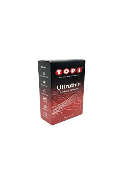 Topi واقي ذكري توبي فائق الرقة 10 قطع