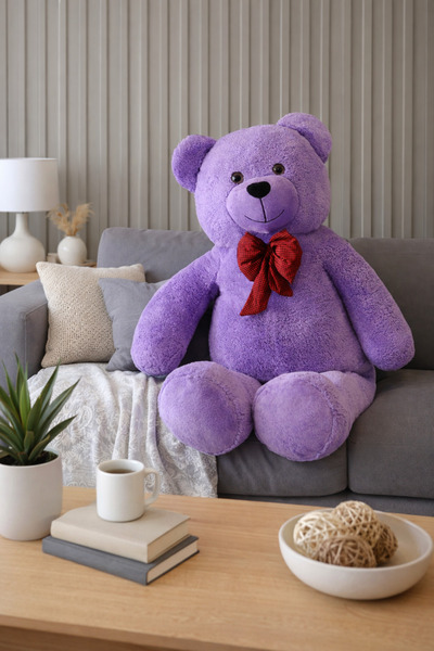Özgüner Oyuncak 170160 Büyük Boy Peluş Ayıcık - Oda Dekoru ve Hediyelik Peluş