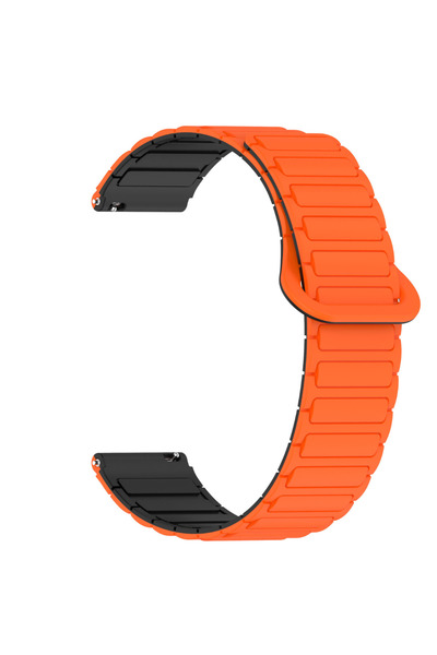 Lumaudio Λουράκια σιλικόνης 22 χιλιοστών για έξυπνα ρολόγια με μαγνητικό κούμ...