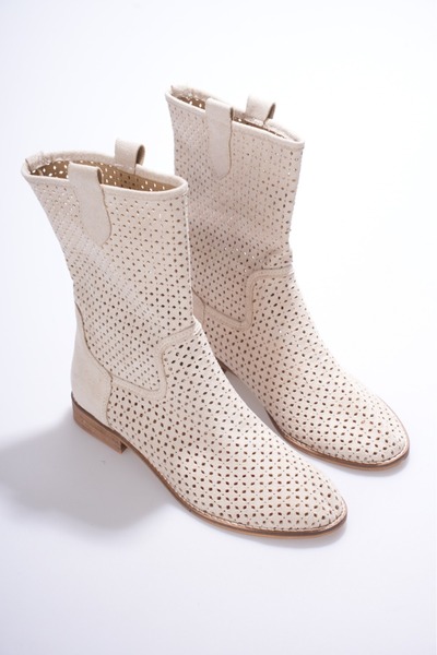 DYG STORE ΚΑΛΟΚΑΙΡΙΝΕΣ ΓΥΝΑΙΚΕΙΕΣ ΜΠΟΤΑΚΙΑ ΣΤΥΛ ΛΕΪΖΕΡ ΜΕ ΔΙΧΤΥΩΤΟ ΣΧΕΔΙΟ