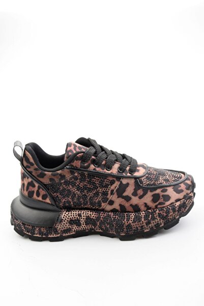 Bambi Γυναικεία αθλητικά παπούτσια Leopard Black K01235003387