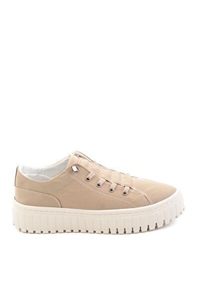 GAMELU Bej Kumaş Kadın Sneaker K01175128004