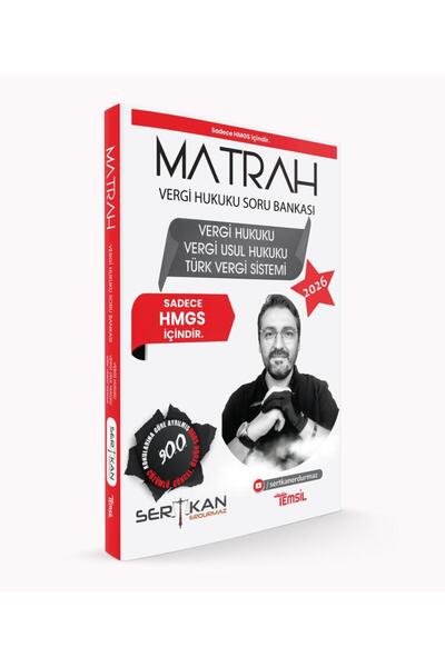 Temsil Kitap MATRAH Vergi Hukuku, Vergi Usul Hukuku ve TVS Soru Bankası - HMGS