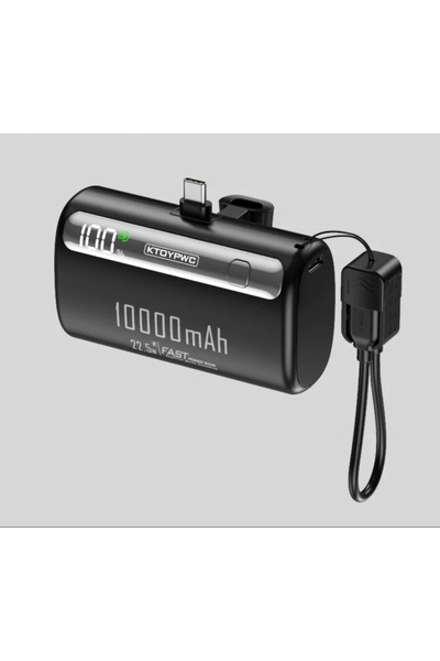 Arpag Global Powerbank Mini Mobil Siyah Typ-c ve Iphone Girişli 10.000 mah Ta...