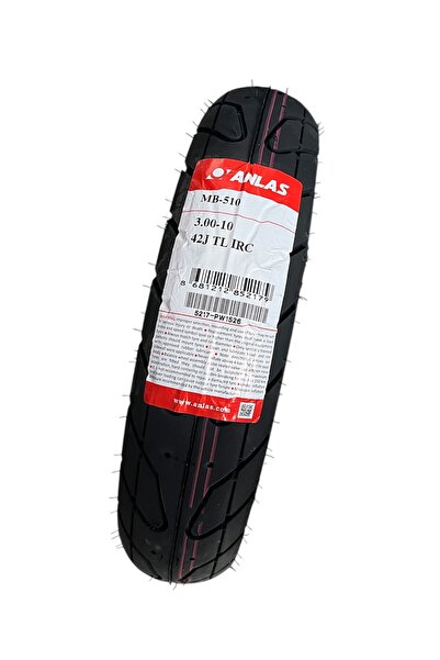 IRC Motosiklet Dış Lastik 3.00-10 Mb-510 Tubeless ( 2026 15. Hafta Üretim )