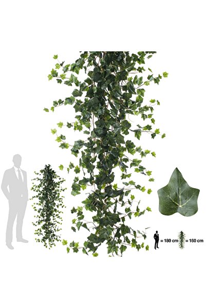 Roberto Rossi Iedera artificiala curgatoare 160 cm verde inchis cu protectie UV
