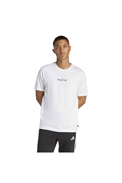 adidas Donut Box Ανδρικό λευκό καθημερινό μπλουζάκι KB2500