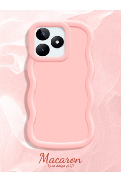 CHICASELUX Simple Pink Silicone Phone Case Compatible with Realme Note 50 Sho...