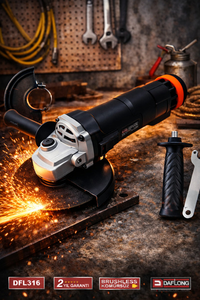 DAFLONG 115 MM BAKIR SARGILI 115 MM TAŞLAMA MAKİNASI DFL-316