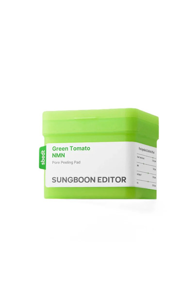 SUNGBOON EDITOR - Green Tomato NMN Pore Peeling Pad, 180ml