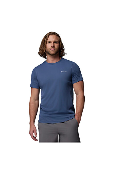 Columbia Zero Rules Light Erkek Mavi Outdoor T-Shirt AO2717-479