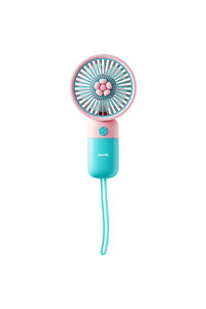 Asonic AFN24 Mavi 250mAh Elde Taşınabilir Masaüstü Usb Fan