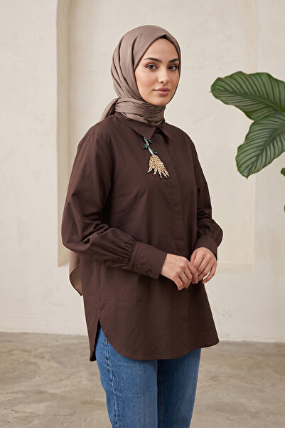 Missemramiss قميص ميسيراميس بنفسجي 5223 بني
