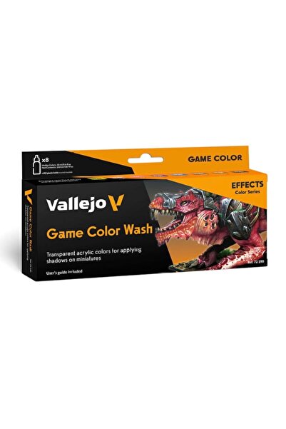 Vallejo Σετ χρωμάτων 72.190 Game Color Wash, Vallejo, 8x18 ml