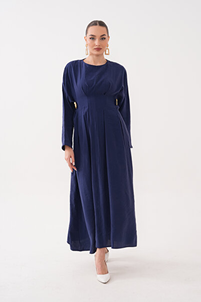Mega Life Pins and Sewn Gold Accessories Modal Woven Dress