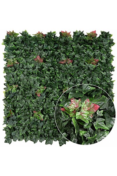 Roberto Rossi Gradina verticala din iedera artificiala verde-rosu 1mp model V...