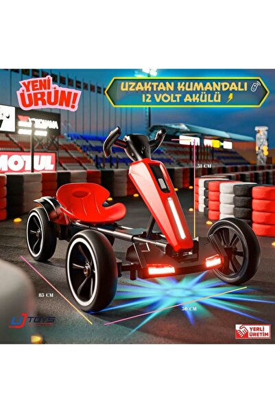 ujtoys Uzaktan Kumandalı 12 Volt Akülü Araba