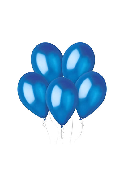 Gemar 100 Metallic Dark Blue Balloons
