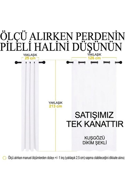 MebelPort Curtain ستارة خلفية بفتحات دائرية معتمة 100% من نوع زيفيري، ذات طبقة واحدة.