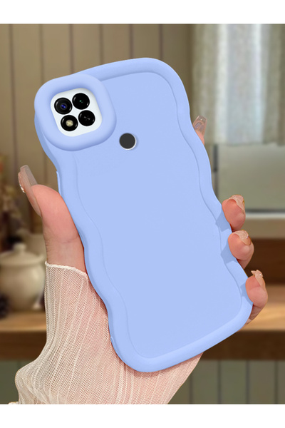 SLIMFELT Redmi 9C/10A Uyumlu Yüksek Kalite Minimal Dalga Kenarlı Kılıf