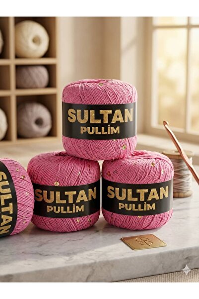 Sultan Pullim 2405 Pullu İp Pembe