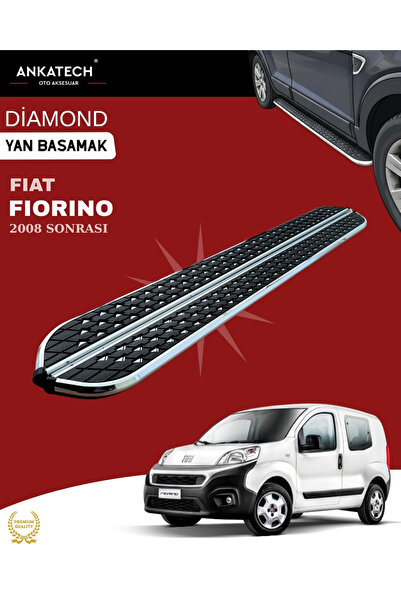 ANKATECH Fiat Fiorino Diamond Krom Yan Basamak 173 Cm 2008 Üzeri