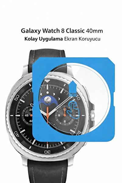 Dexmon Samsung Galaxy Watch 8 Classic 40mm Glass Screen Protector with Easy A...