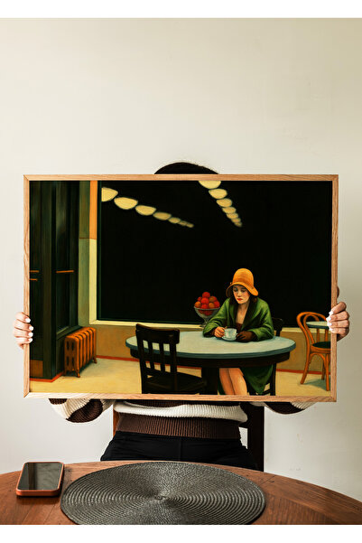 ARTHOUSECOLLECTIVE Sanatçı / Edward Hopper Koleksiyonu - Yatay - Çerçevesiz P...